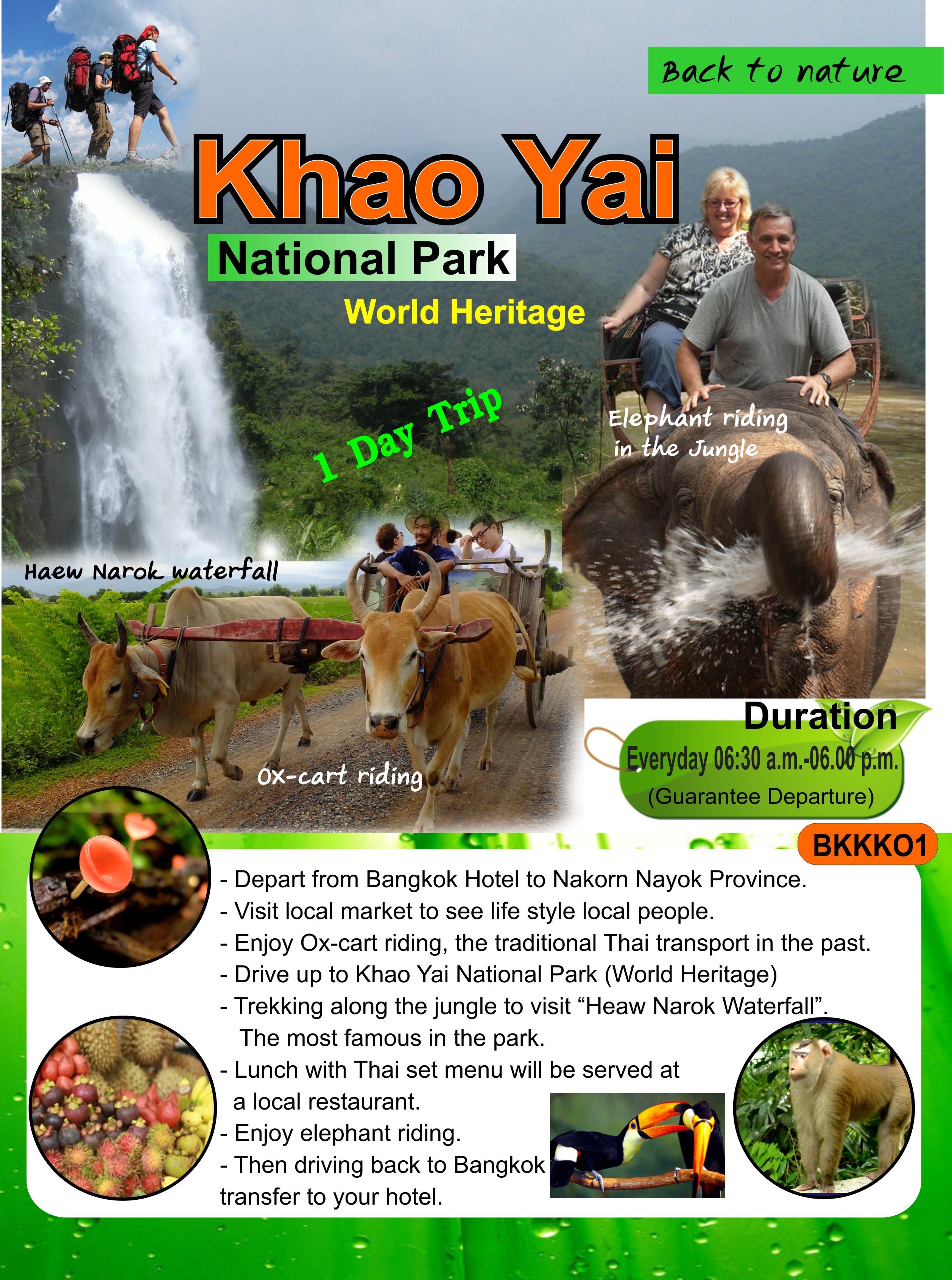 khao yai tour package